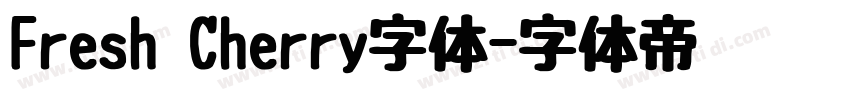 Fresh Cherry字体字体转换